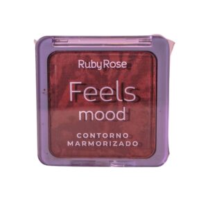 Paleta De Contorno Marmorizado Feels Ruby Rose DARK