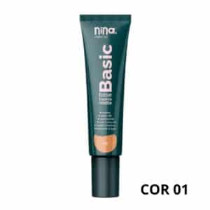 BASE LIQUIDA BASIC COR 01 - NINA MAKEUP
