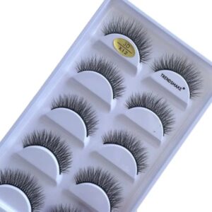 Cílios postiços Modelo 3D X12