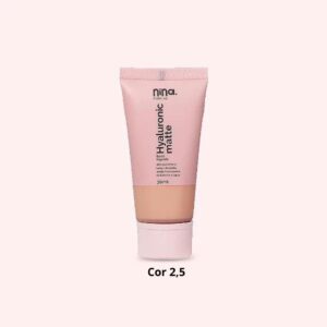 Base Liquida Hyaluronic Nina Makeup  Cor 2,5