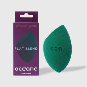 Esponja de Maquiagem  Flat Blend Verde Océane