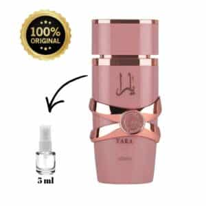 Decant Perfume Yara Elixir Lattafa 5ml  Árabe Feminino Doce, Intenso e Marcante Original