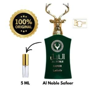 Decant Perfume Árabe Al Noble Safeer 5ml Original Aroma Oriental Amadeirado de Longa Duração